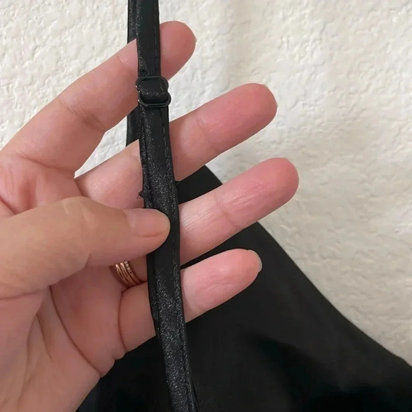 bebe | SATIN COWL NECK SLIP MIDI DRESS | Sz M - Picture 9 of 9